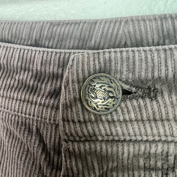 Garnet Hill Corduroy Pants Women Size 6 Brown Straight Leg Casual Everyday - Picture 3 of 10